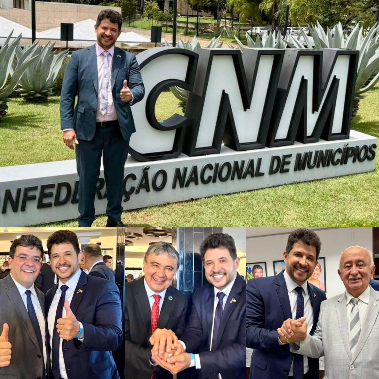 Prefeito Luciano cumpre agenda institucional em Brasília e assegura recursos para Hugo Napoleão